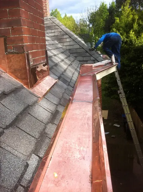 Copper Box Gutters