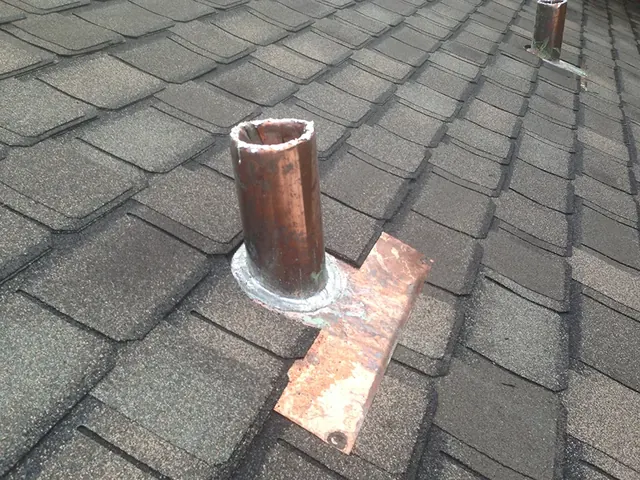Copper Pipe Flashing
