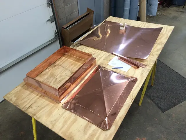 Fabricating Chimney Cap 6