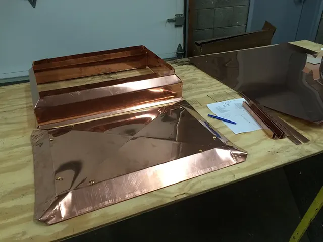 Fabricating Chimney Cap 7