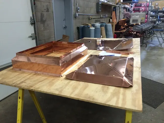Fabricating Chimney Cap 8