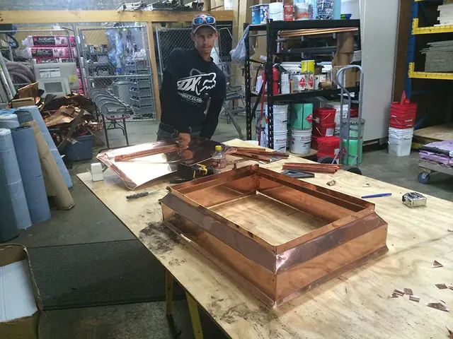 Fabricating Chimney Cap 9