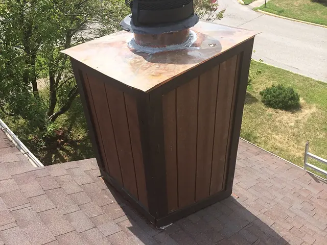 Copper Chimney Chase Top